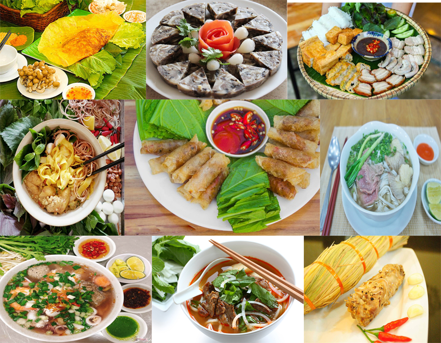 Những món ăn đặc sản miền Nam Trung Bộ